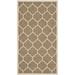 Safavieh Courtyard Alyssa Geometric Indoor/Outdoor Area Rug 2 7 x 5 Brown/Bone