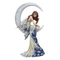 Fantasy Celestial Crescent Lunar Moon Dream Weaver Fairy Statue 12 H Nene Thomas
