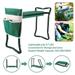 Kneeler and Seat with 1 Tool Pouches 2-in-1 Foldable Garden Bench Garden Stools Portable Garden Kneeling Pad