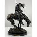 James Earle Fraser End of the Trail American Handmade Solid Bronze Sculpture - Regular Size