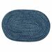 Colonial Mills Flibustier Bright Indoor/ Outdoor Braided Oval Area Rug Blue 2X5 2 x 6 Oval Outdoor Indoor Oval