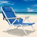 Portable Folding Fishing Chair Outdoor Camping Leisure Picnic Back Beach Adjustable Headrest Chair