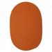 Colonial Mills TG74R006X009 6 x 9 in. Tortuga Oval Area Rug Orange