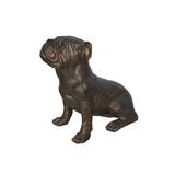 Beautiful bulldog bronze statue - Size: 16 L x 7 W x 16 H.