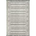 nuLOOM Cora Tribal Indoor/Outdoor Area Rug 4 x 6 Light Gray