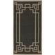 Artistic Weavers Alfresco Solid Area Rug Black/Camel 8 9 x 12 9