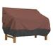 Tophomer Outdoor Patio Furniture Sofa Covers Water Resistant Loveseat Bench Protective Brown (58 *32.5 *31 )