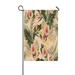 ECZJNT floral bohemian Tropical flowers palm leaves jungle bird paradise Garden Flag Outdoor Flag Home Party Garden Decor 12x18 Inch