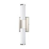 Maxim 52114WTSN 18 in. Optic Satin Nickel LED Bath Vanity Wall Light