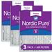 Nordic Pure 14x25x2 Pleated MERV 8 Air Filters 3 Pack