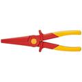 KNIPEX Tools 98 62 02 Flat Nose Plastic Pliers 1000V Insulated Red/Yellow