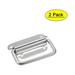 Uxcell Stainless Steel Toolbox Chest Handle-0.2 Hole Diameter-2 Pack