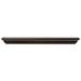 Mantels Direct Colton 60 Floating Wood Fireplace Mantel Shelf - Chocolate