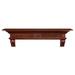 The Devonshire 60 Shelf or Mantel Shelf Cherry Rustic Distressed Finish