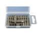 TEMO 25 pc 1/4 Inch (6.5 mm) Slotted Flat Head Double Ended 2 Inch (50 mm) Impact Ready Screwdriver Insert Bits