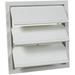 Air Vent 16 in. H X 17.5 in. W X 17.8 in. L White Plastic Automatic Gable Shutter