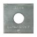 Simpson Strong-Tie 2 x 0.1 x 2 in. Galvanized Steel Bearing Plate