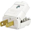 Leviton 00101-0WP Residential Thermoplastic Non-Grounding Polarized Plug 1-15P 20-16 AWG 2 Pole 2 Wire- pack of 10