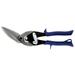 MIDWEST Power Cutters Long Cut Snip - Straight Cut Offset Tin Cutting Shears with Forged Blade & KUSH N-POWER Comfort Grips - MWT-6516.