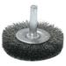 Crimped Wire Radial Wheel Brush 3 in D x 1/2 in W .014 Steel Wire 20 000 rpm