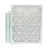 12 Pack of 15x20x2 MERV 13 Pleated 2 Inch Air Filters by Glasfloss. Actual Size: 14-1/2 x 19-1/2 x 1-3/4