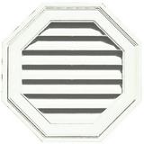 Builders Edge 120012222123 22 in. Octagon Gable Vent - White