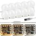 EEEkit Vanity Lights for Mirror 10-Bulb DIY Hollywood Lighted Makeup Vanity Mirror with Dimmable Lights Stick on LED Mirror Light Kit for Vanity Set Plug in Makeup Light for Bathroom Wall Mirror