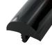 Outwater Plastic T Molding Tee Mldg 1-1/4 Glossy Black Flexible PVC Bumper Tee Moulding 50 Foot Pro Pack Coil