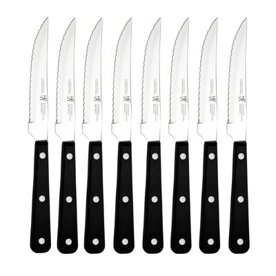 HENCKELS Razor-Sharp Steak Knife Set of 8, German Engineered Informed by 100+ Years of Mastery - Stainless Steel - 8-pc