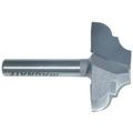 Magnate 3642 Plunge Cove and Bead Carbide Tipped Router Bit â€” (3/16 3/16 ) Radius; 9/16 Cutting Height; 1-1/4 Cutting Diameter; 1/4 Shank Diameter; 1-1/4 Shank Length