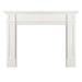 The Marshall 56 inch Fireplace Mantel MDF White Pain