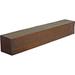 Ekena Millwork 8 H x 10 D x 36 W Rough Sawn Faux Wood Fireplace Mantel Premium Mahogany