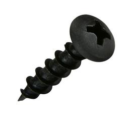 Rok Hardware Black Phospate 100-pack #8-11 x 3/4-inch Deep/Coarse Thread Phillips Pan Head Screws