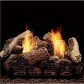 Monessen 18 Berkley Oak Ventless Gas Logs with Remote Ready Natural Blaze Burner Natural Gas 28 000 BTU