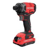 Craftsman 20V MAX 1/4 in. Hex Cordless Brushless Impact Driver Kit 1500 in-lb - Case Of: 1