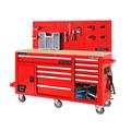 FRONTIER 62 inch 10 Drawer Heavy Duty Mobile Tool Chest Workstation Tool Box Organizer