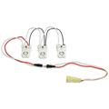GE 32083 - 3-Lamp Wiring Harness for LED Tubes Includes (3) Pre-Wired Non-Shunted Sockets In-Line Fuse Quick Disconnect (BT8-3L-KIT/NS)