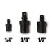 Voyager Tools 3 PC Impact Universal Joint Set 1/4 3/8 1/2