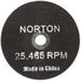 Norton 66252835553 Metal Wheel Gemini 3 x 1/16 x 3/8