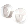 prime-line n 6568 closet pole sockets 1-3/8 in. plastic white