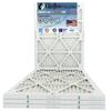 Glasfloss 14x22x1 - MERV 10 -Qty:4 - Furnace Air Filter - Made in USA (Actual Size: 13.5 x 21.5x7/8 inch)