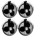 Air King 18 Inch 1/6 HP Industrial Grade 3 Blade Wall Mounted Fan (4 Pack)