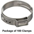 Oetiker 16700001 Stepless Ear Clamp One Ear 5 mm Band Width Clamp ID Range 5.8 mm (Closed) - 7 mm (Open) (Pack of 100)