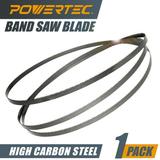 POWERTEC 13196 80 Inch x 3/8 Inch x 4 TPI Bandsaw Blades for Woodworking Band Saw Blades for Sears Craftsman 12 Band Saw 1PK