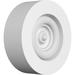 Ekena Millwork 3 W x 3 H x 3/4 P Standard Grayson Bullseye Rosette with Square Edge (2-Pack)