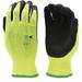 G & F 1516 6 count per pack Premium High Visibility Low Emissions & Garden Gloves for unisex Size x-Large