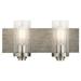 Dalwood Bathroom Vanity Light 2 Light in Classic Pewter