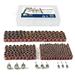 338 PCS Sanding Drum Kit Nail Drill Bits Polished Dremel Accessories Rotary Tool