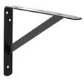 Decko Products 49144-10 Heavy-Duty Shelf Bracket 10.5-Inch X 7.5-Inch Black 10-Pack