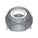 8-32 Nylon Insert Hex Lock Nut (Stop Nut) | Thin Pattern | Light Hex Thin Height (NTM & NTE Series) | Steel | Zinc Black Plated (Quantity: 4000)